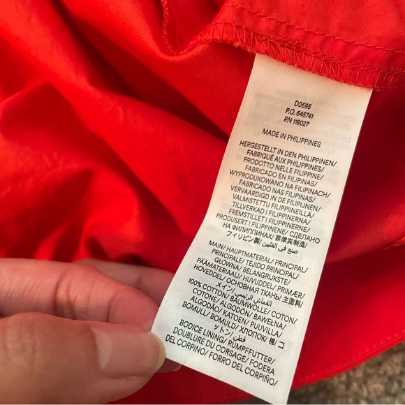 BODEN Sleeveless Panelled Midi Dress In Blood Orange - Picture 11 of 12